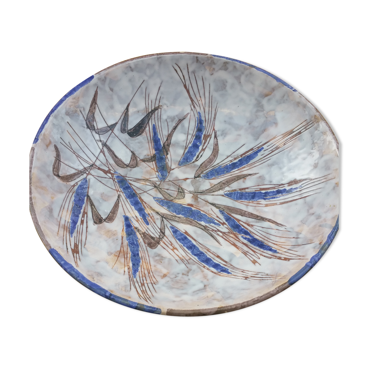 Ceramic dish signed the Brescon