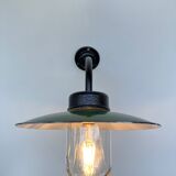 Wall lamp COL de Cygne authentic steel cast old lamp 1920 1930