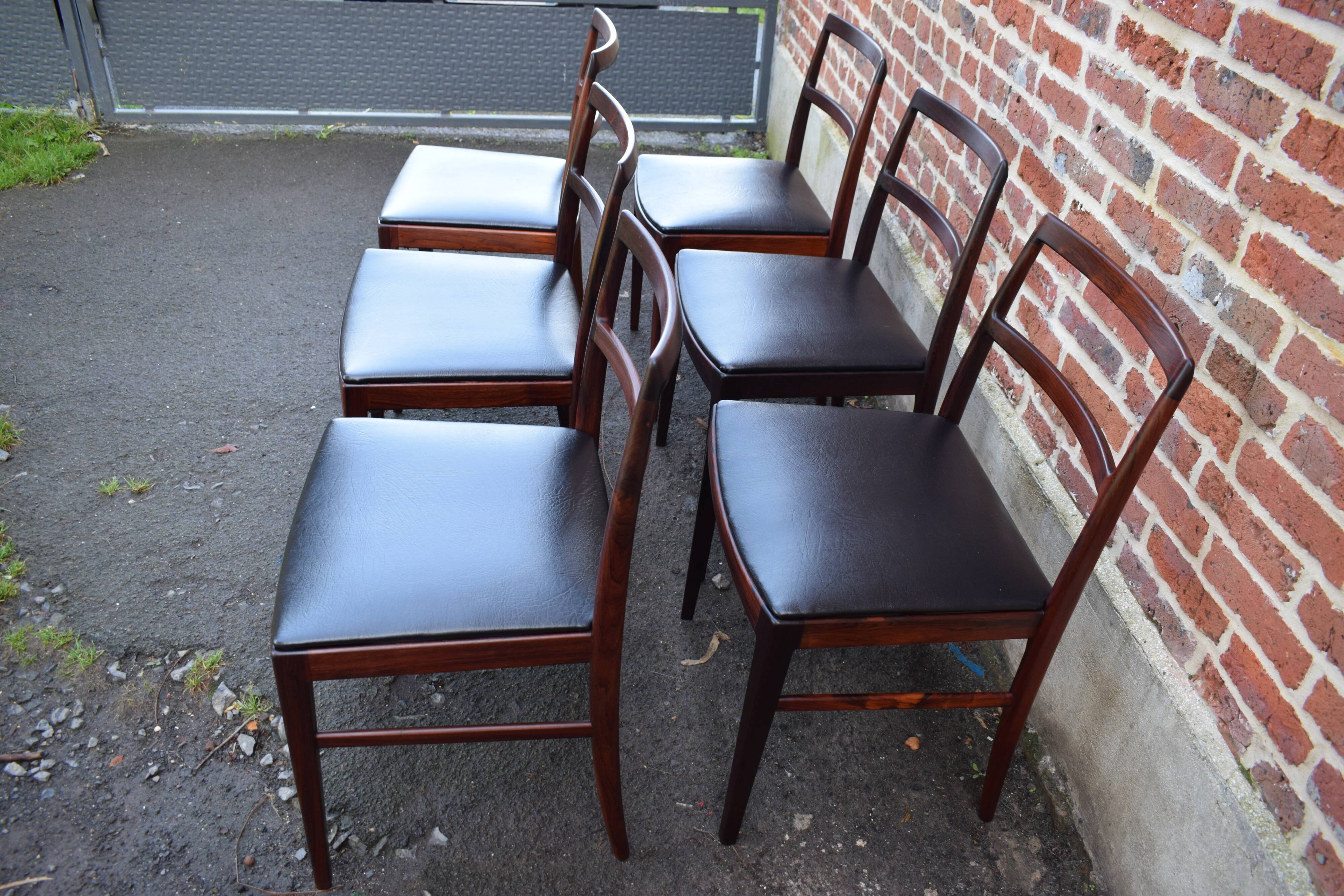 chaises en palissandre