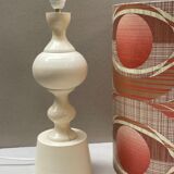 wood lamp turned year 70