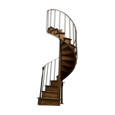 Old spiral staircase 1920