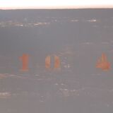 Old metal and wood desk