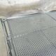 Chrome metal coffee table