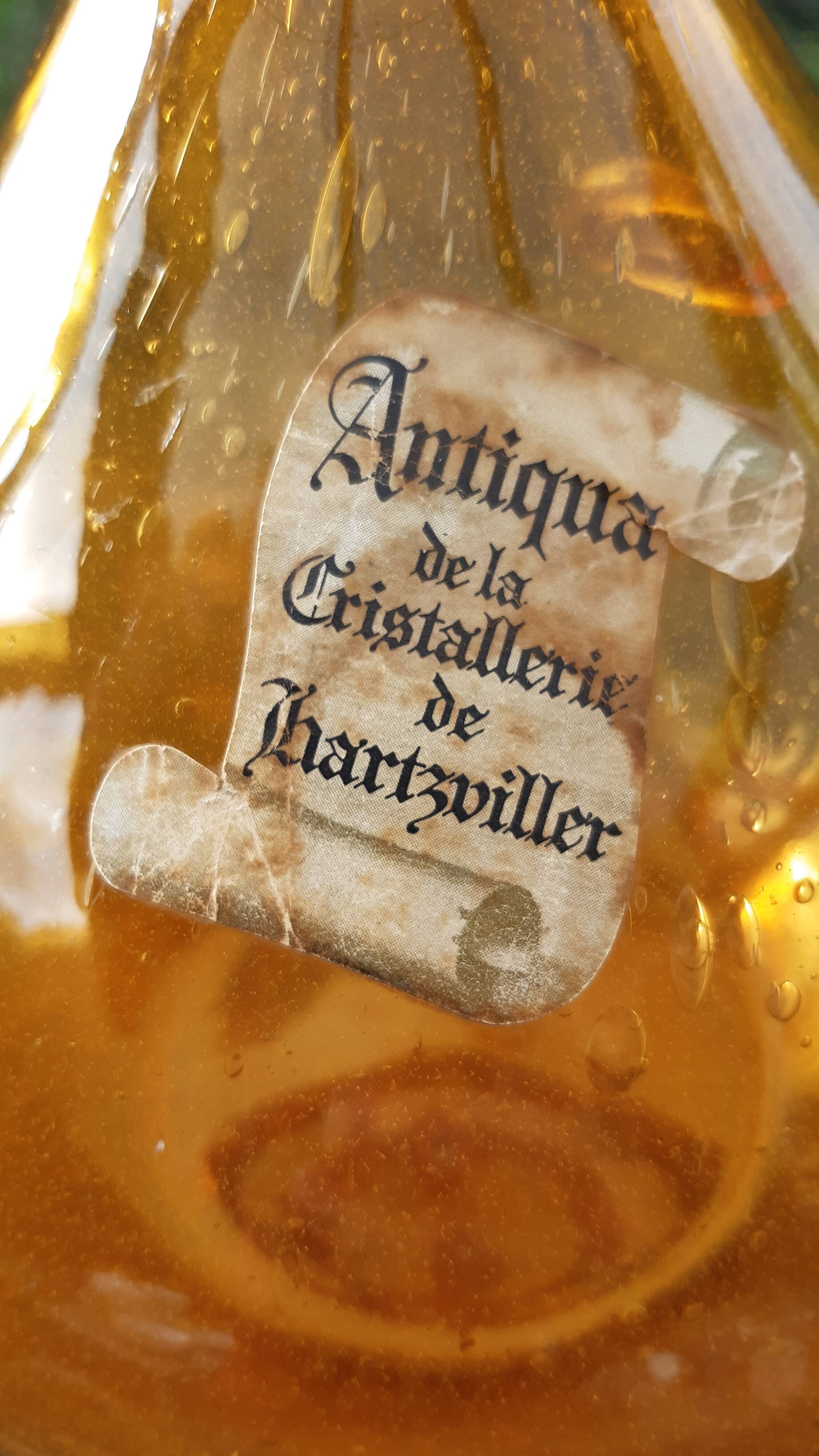 Demijhon or amber blown glass