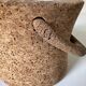 Vintage 60s design cork ice cube tray