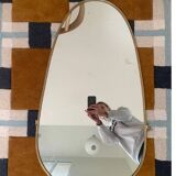 Brass mirror