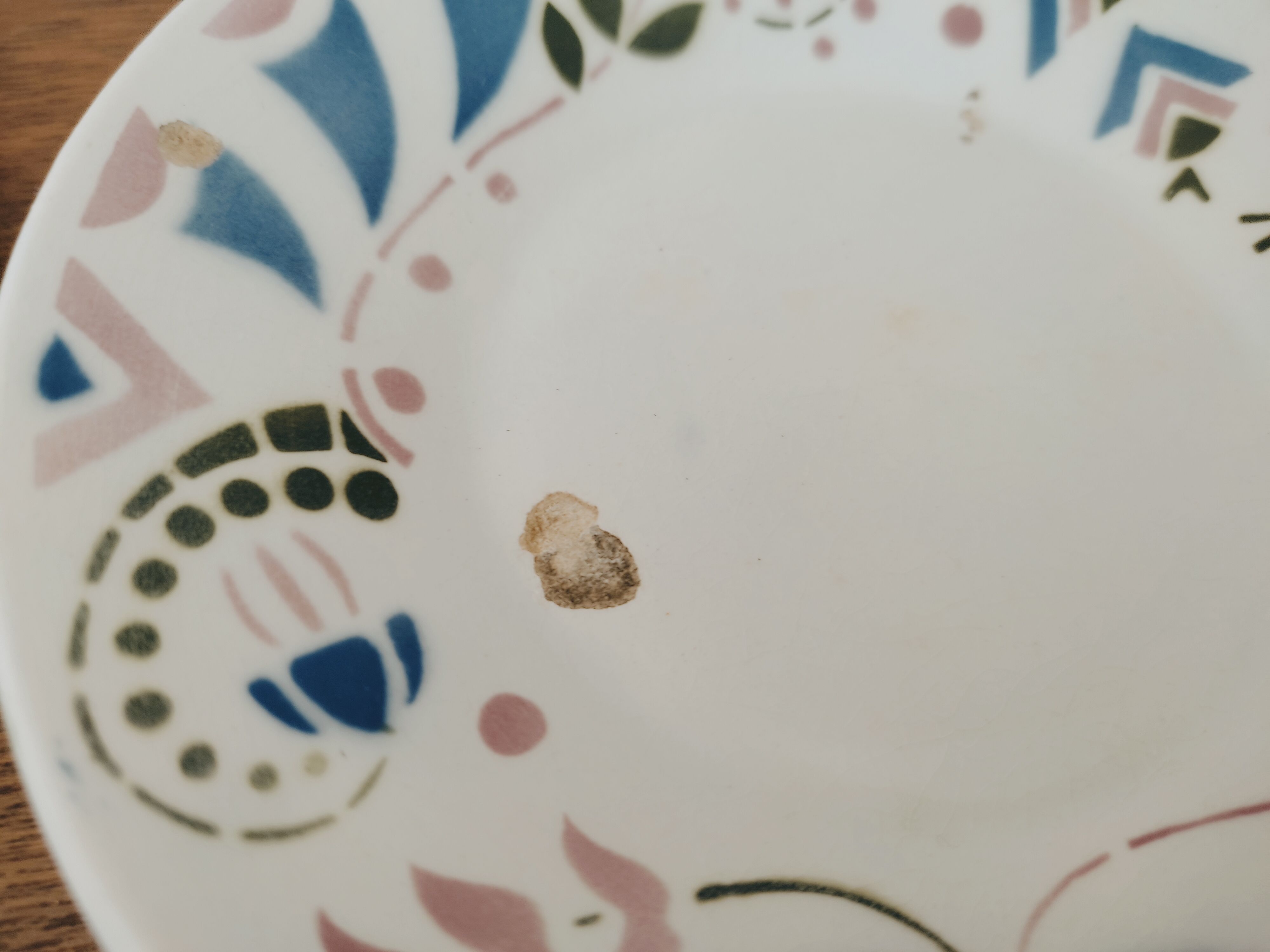 Set of 5 espresso cups in Lunéville earthenware