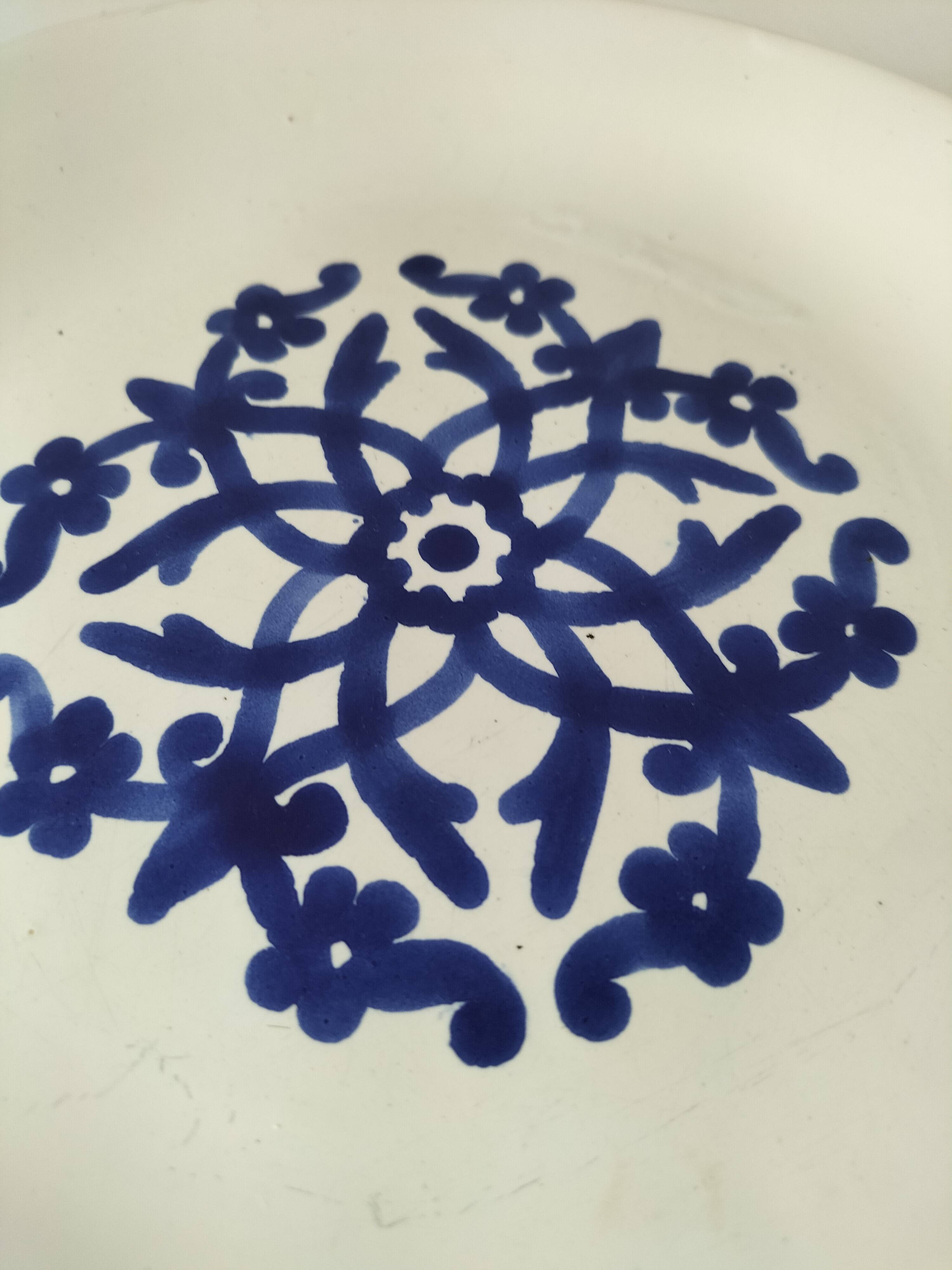 Pair of antique plates from Kharraz Nabeul, 1920s-1940s