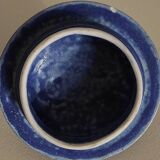 Small flamed stoneware pot