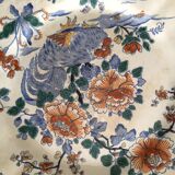 Plates earthen of Gien model Rooster and peony