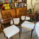 Series of 6 Danish teak chairs 60s