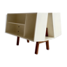 Mid century 'isokon penguin donkey 2' bookcase / coffee table by Ernest Race, England, c.1960