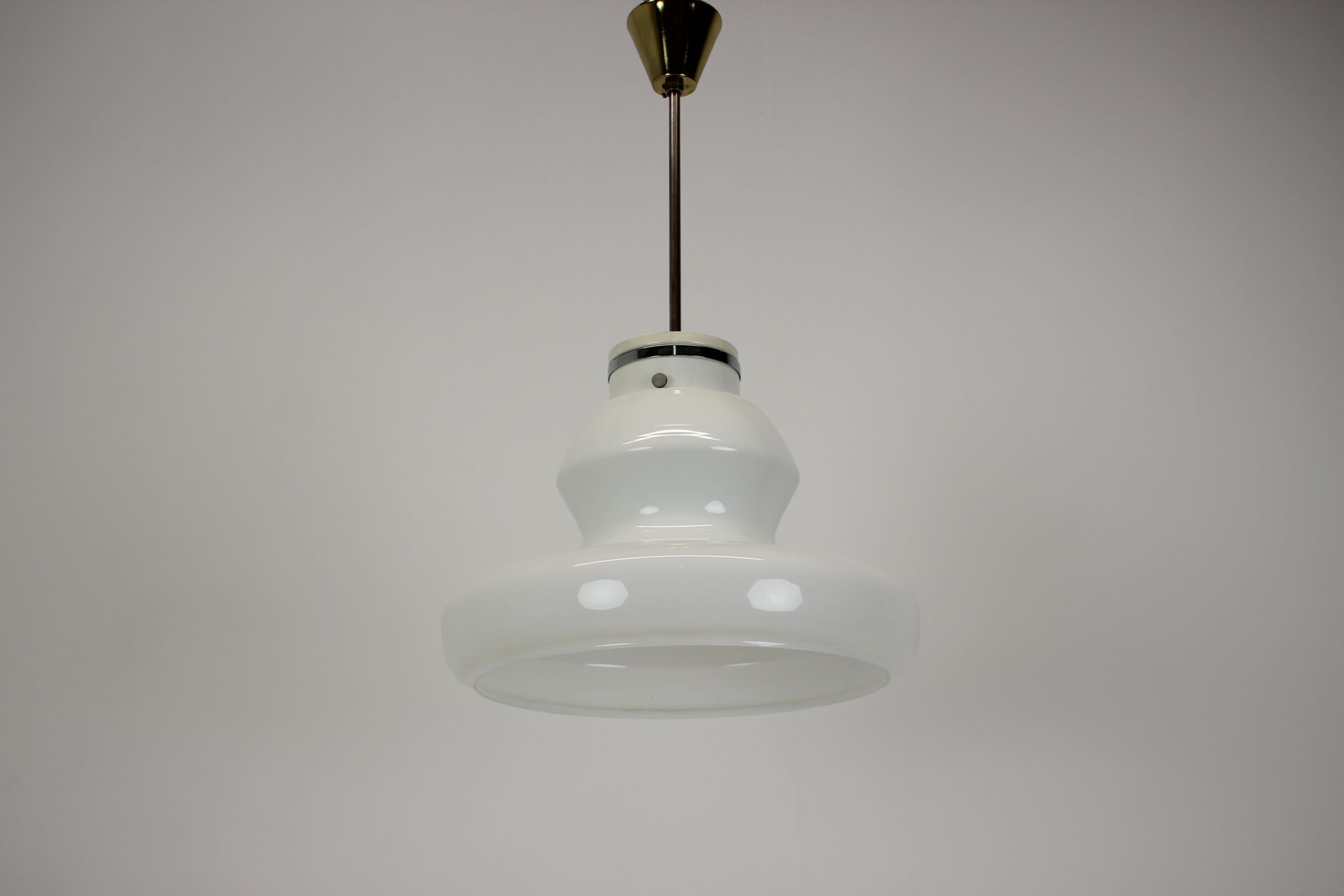 Midcentury Glass Pedant by Napako,1960s