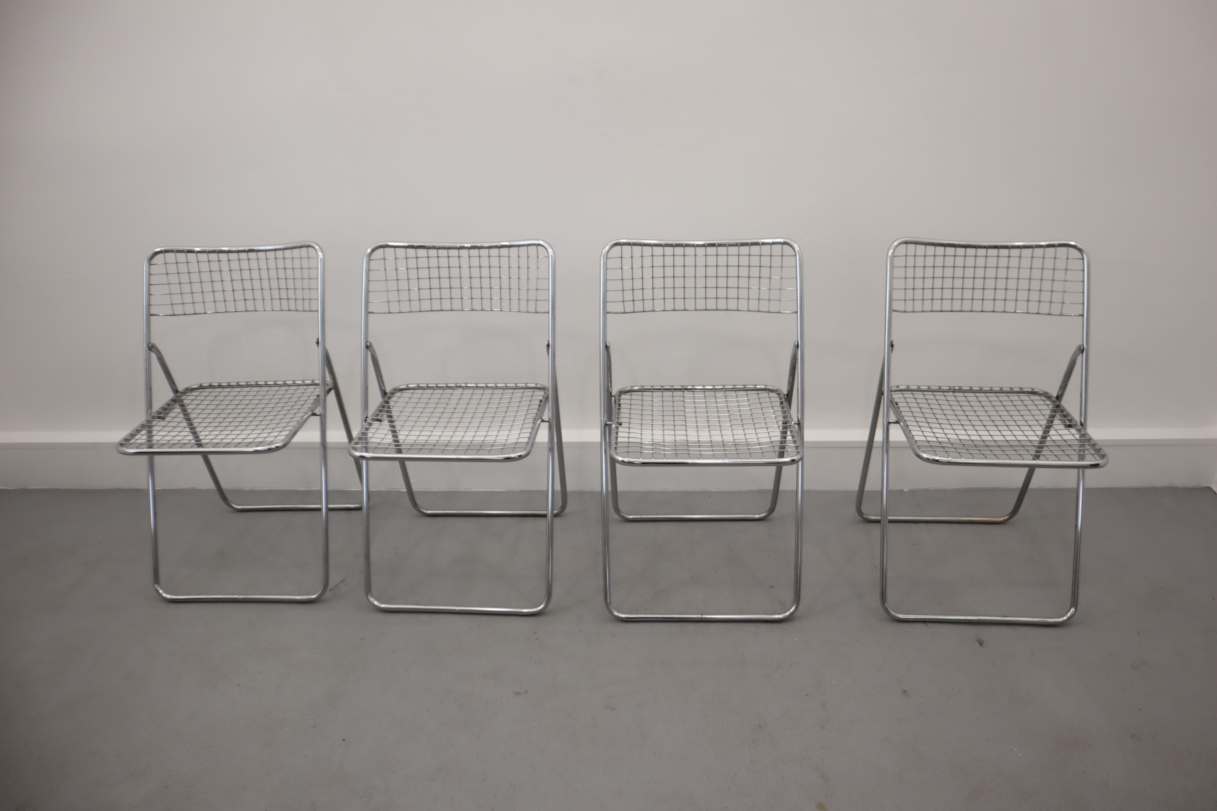 4 chaises Ted Net par Niels Gammelgaard pour Ikea