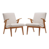 Pair of type 300-123 Puchaly armchairs