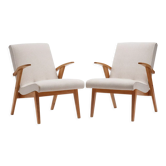 Paire de fauteuils type 300-123 Puchaly