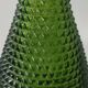 Empoli olive green bottle vase with diamond point - 39 cm