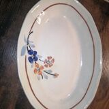 Assiette en porcelaine Sarreguemines