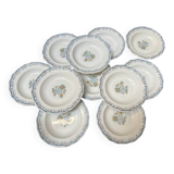 Our deep ceramic plates from Gien "Moustiers with pomegranate"