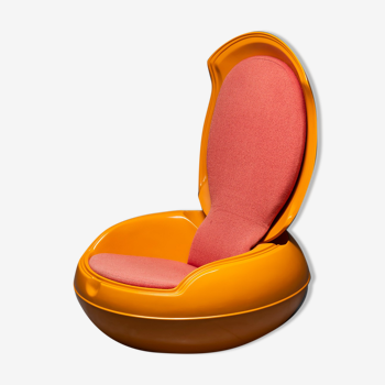 'Garden Egg' armchair, Peter Ghyczy, Reuter Prod., 1960s, Germany