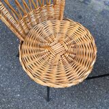 Pair of wicker chairs from the 1960s