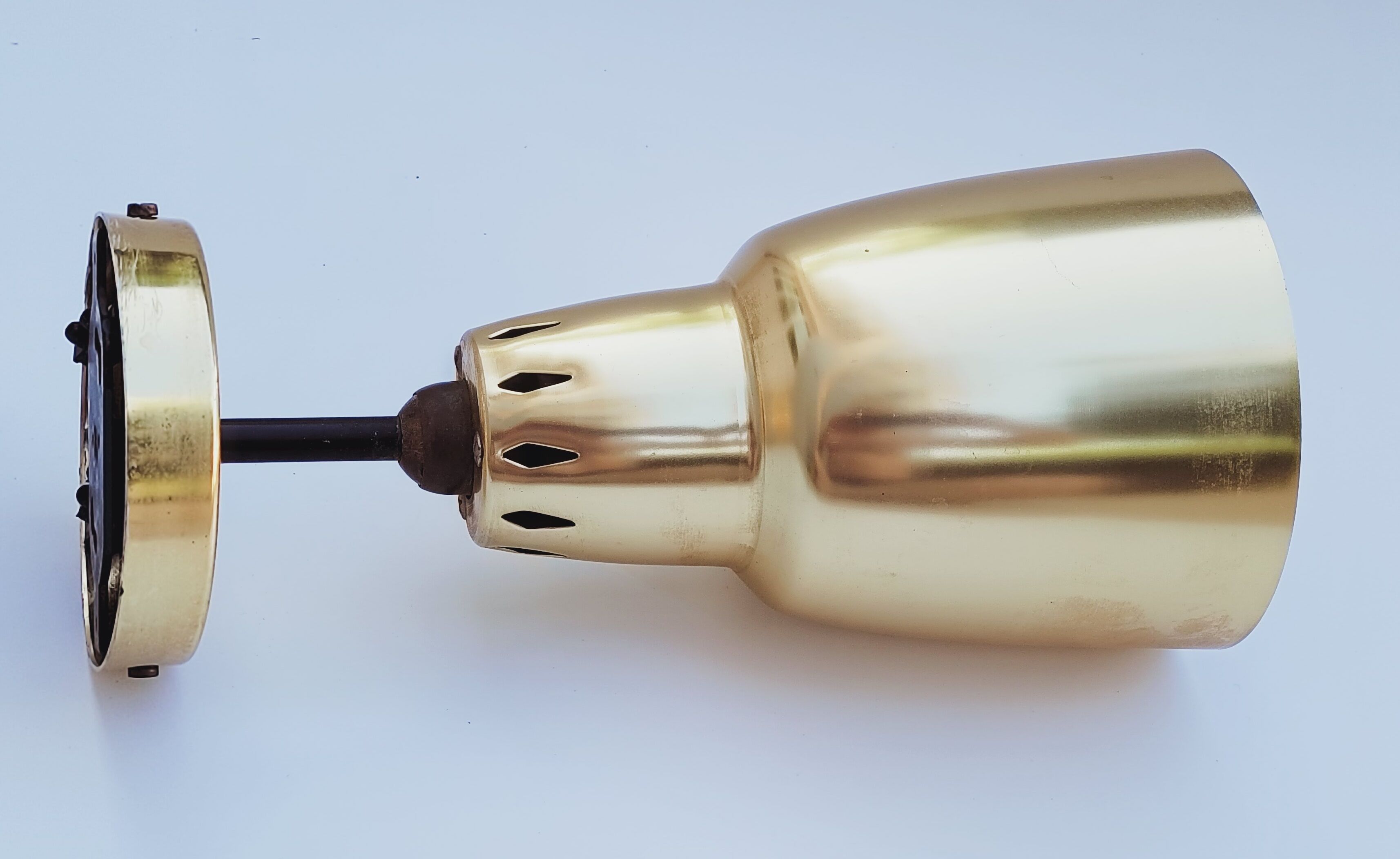Wall lamp gilded aluminum from the 60s edited by Parscot