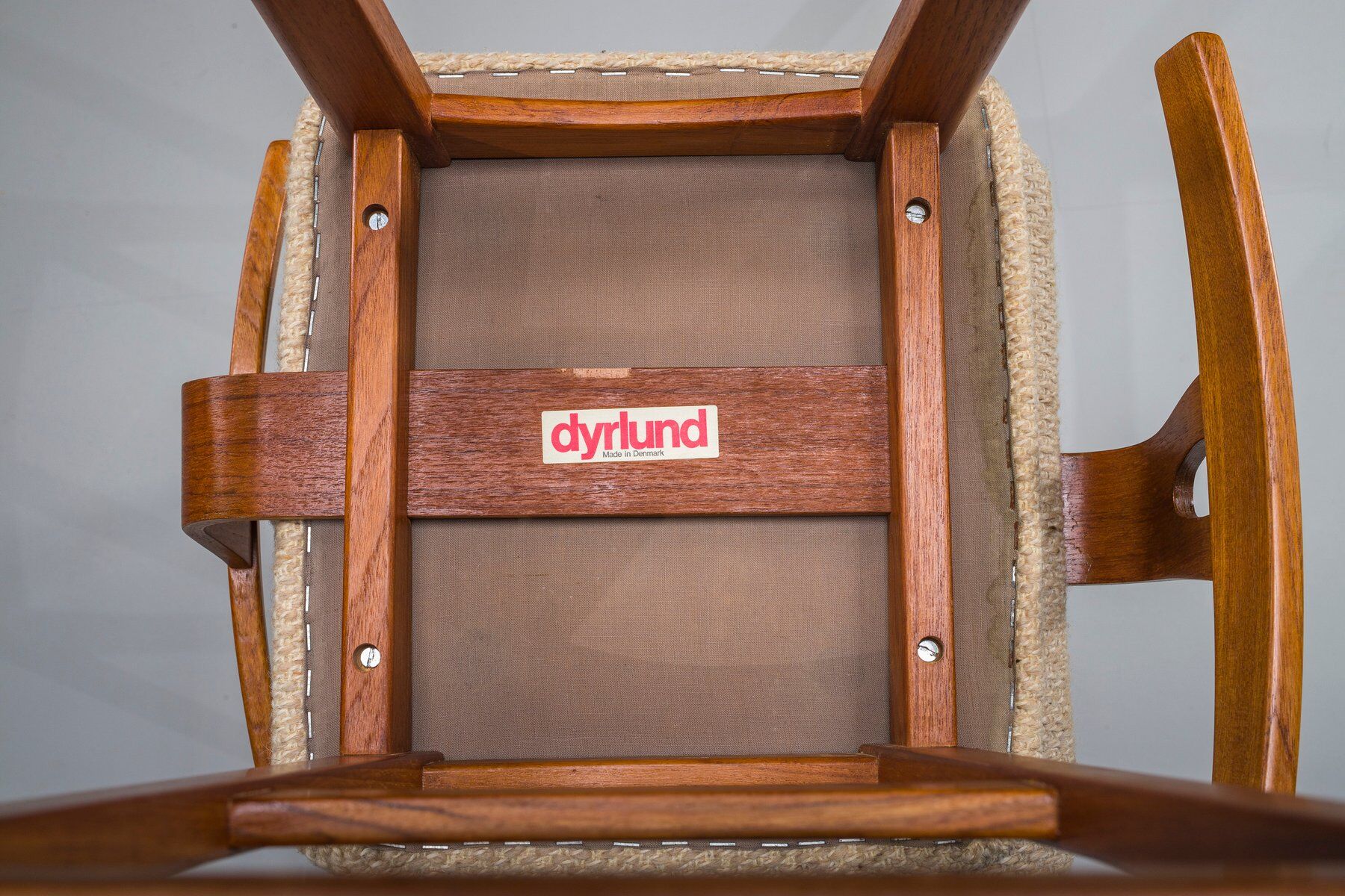 Danish modern teak bar stools by Dyrlund, Denmark, 1960s, set of 2