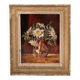 Tableau années 50 "Fleurs d'automne" signé Vandors
