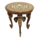 Anglo-Indian Taj Mahal Side Table Plant Table Teak 41cm