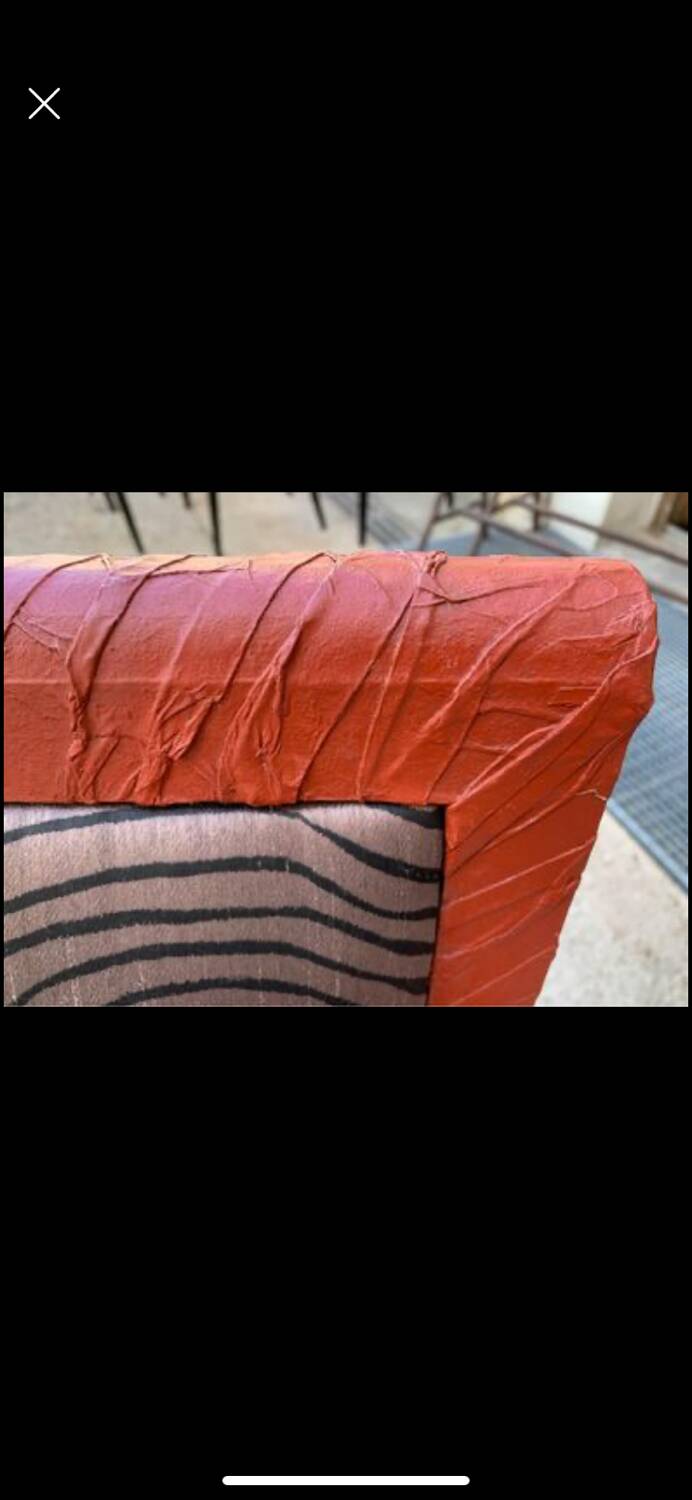 Art Deco armchair inspired by Jean Dunand