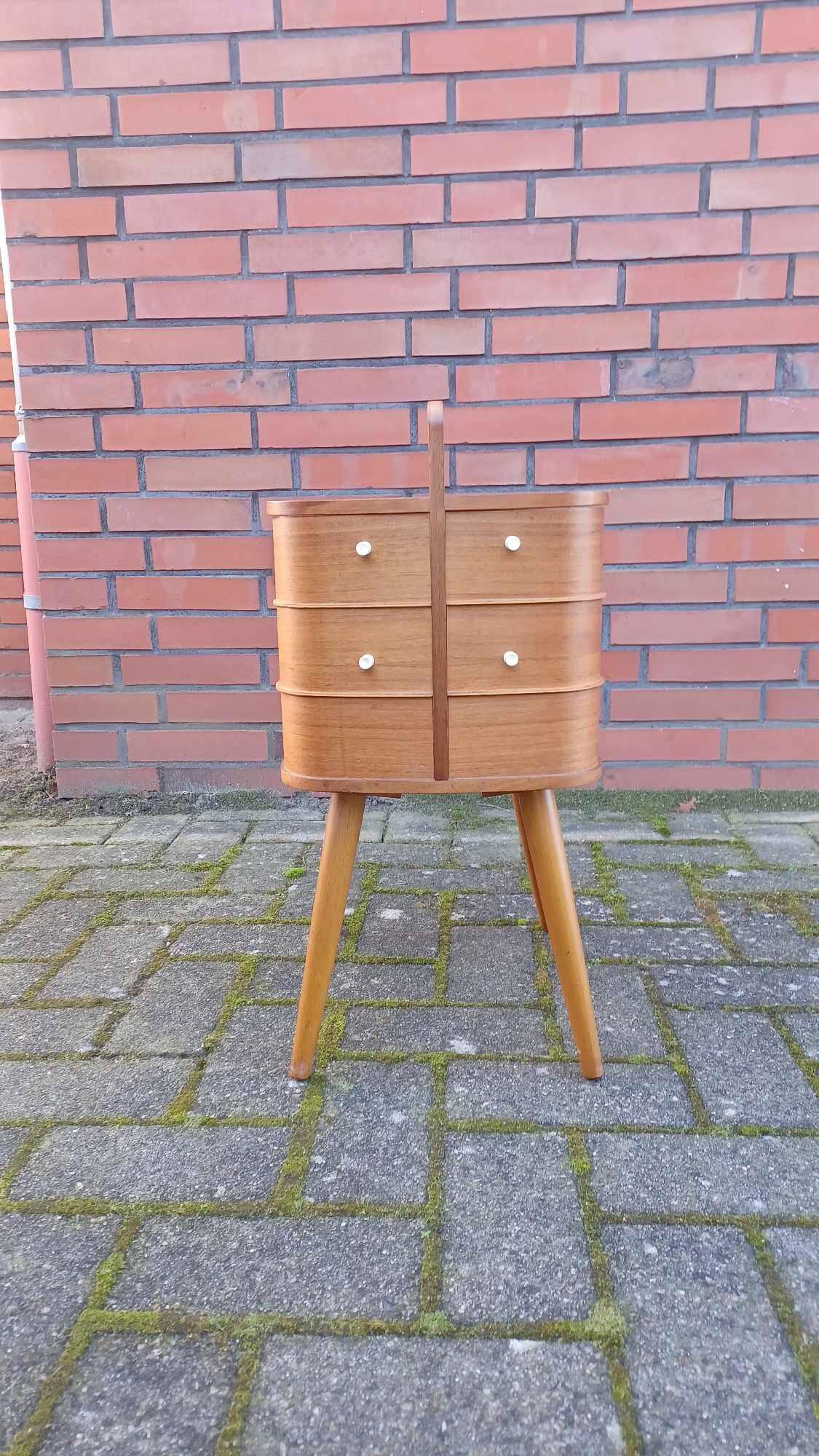 Table de nuit Vintage 1970 Teck