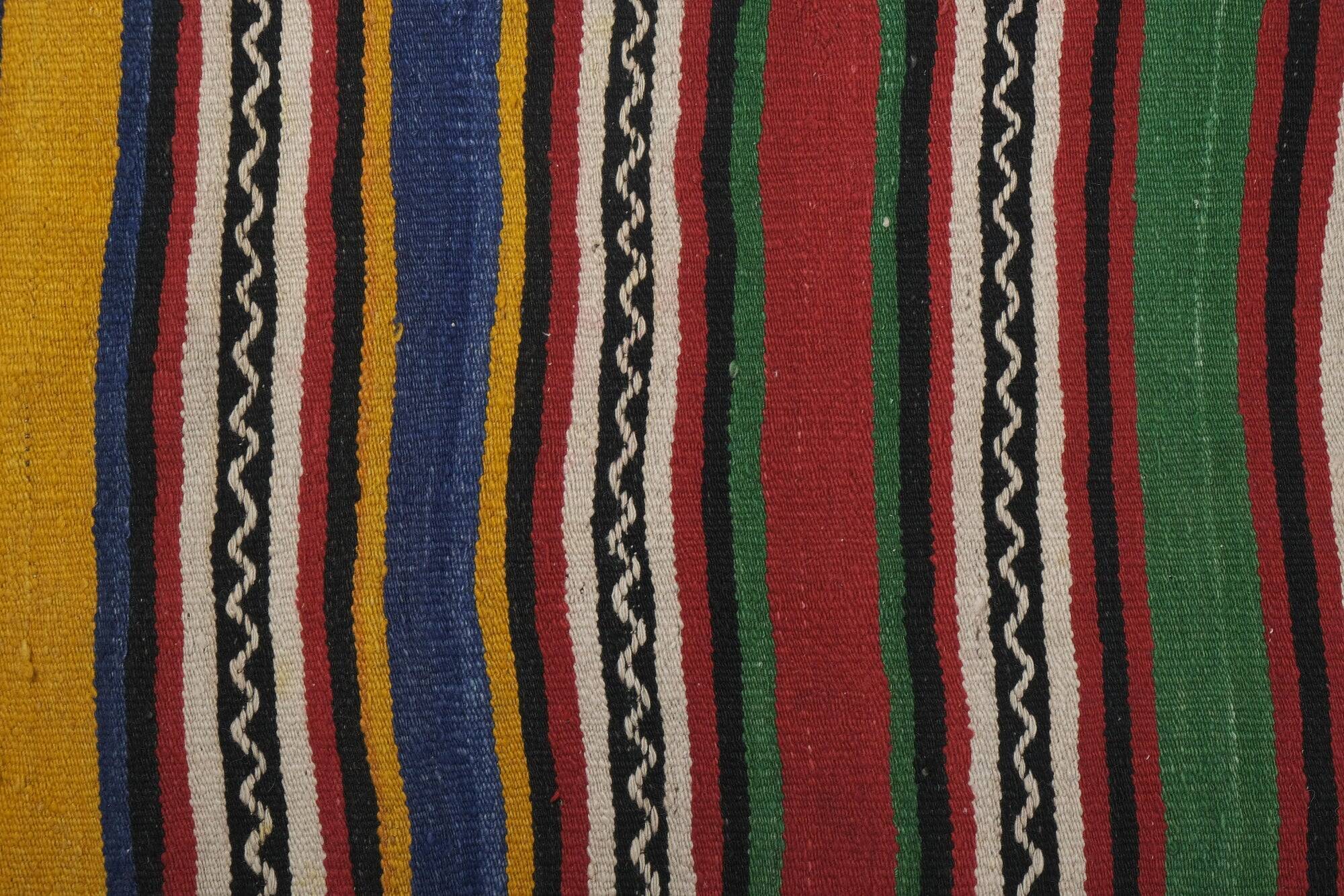 Vintage Turkish hallway rug 63x647 cm