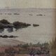 Watercolor painting g. girardot (1856-1914) marine "cassis" 1904
