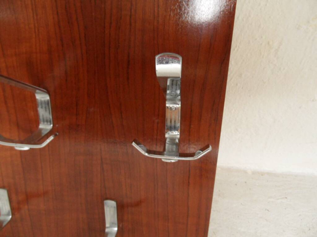 Porte-manteau suspendu vintage du milieu du siècle