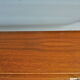 Wall shelve in black metal and the 1960s teak