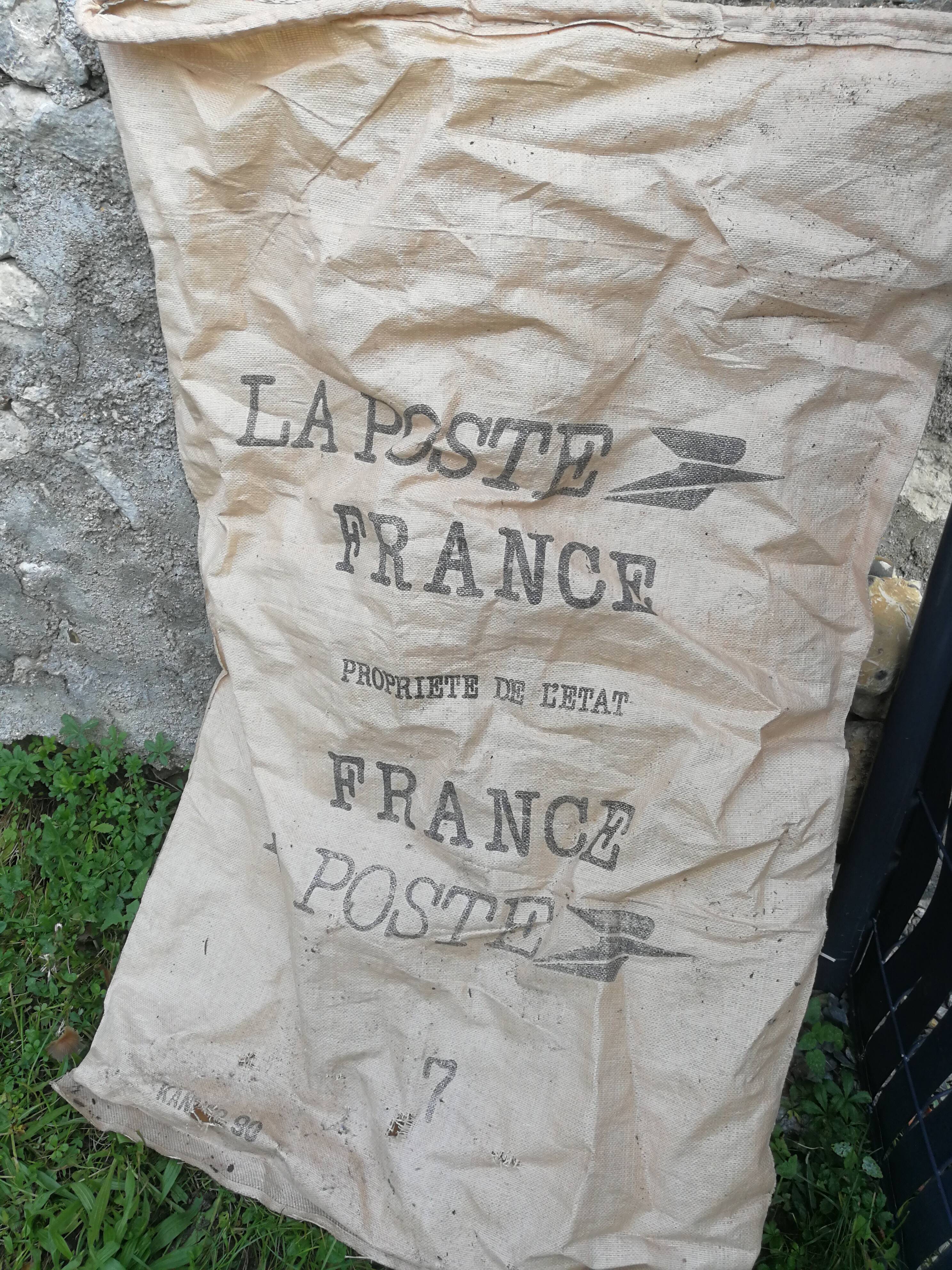 Old mail bag ''la poste france'' '