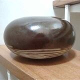 Vase design en pâte de verre