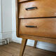 Vintage dresser feet compass 60s