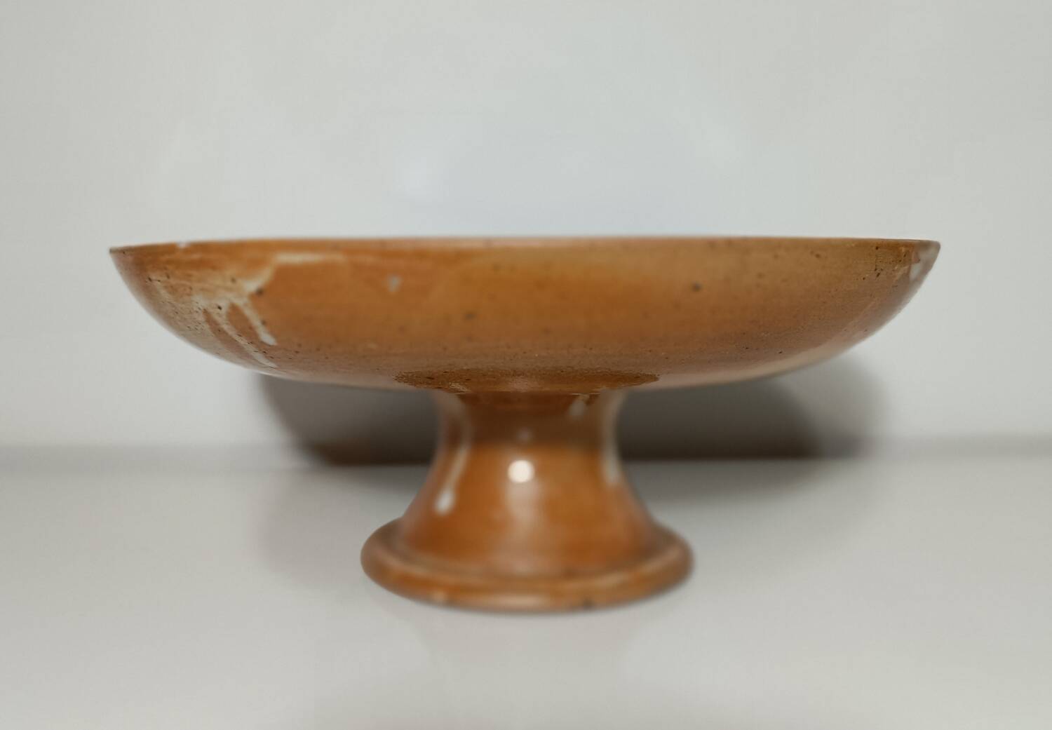 Large fruit bowl - vintage stoneware fruit bowl