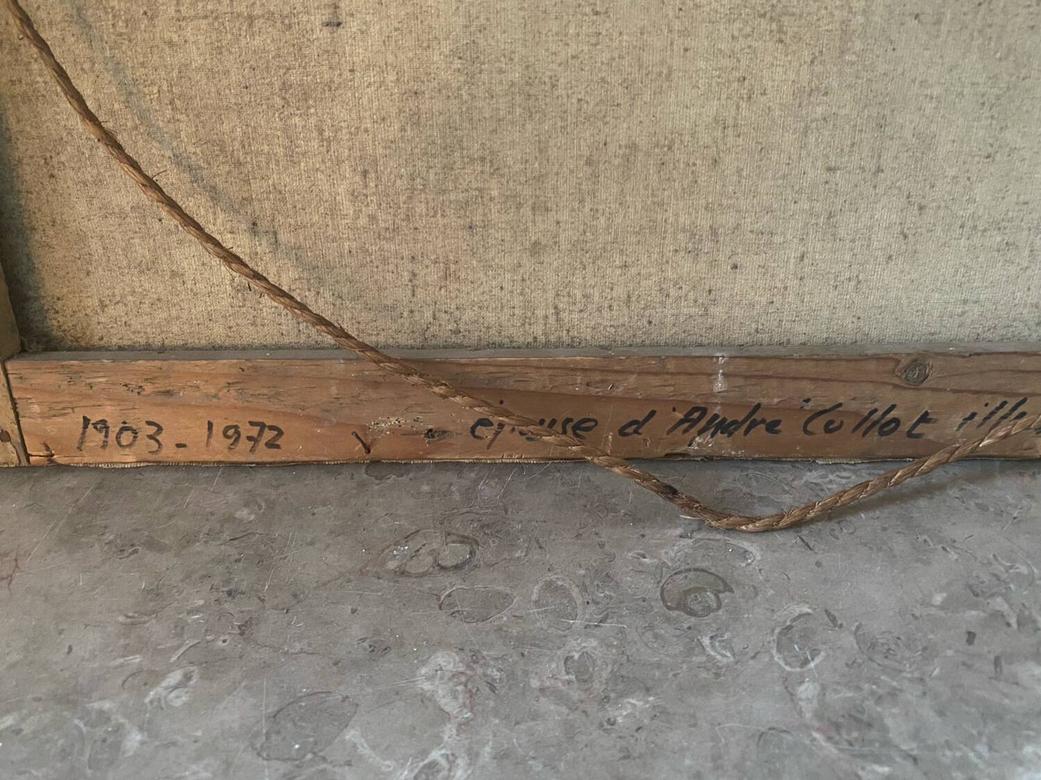 Paris school landscape signed