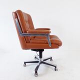 Ring Mekanikk leather office armchair 60's