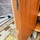Modular furniture with vintage shelves year 1970