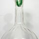 Ribbed blown glass decanter - twisted