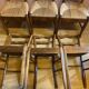 Série de 6 chaises paillées