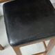 Secretary desk with stool in macasar from the 60s