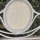Rattan and caning headboard