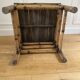 Vintage square bamboo coffee table, H. 38cm W. 47cm D. 47cm