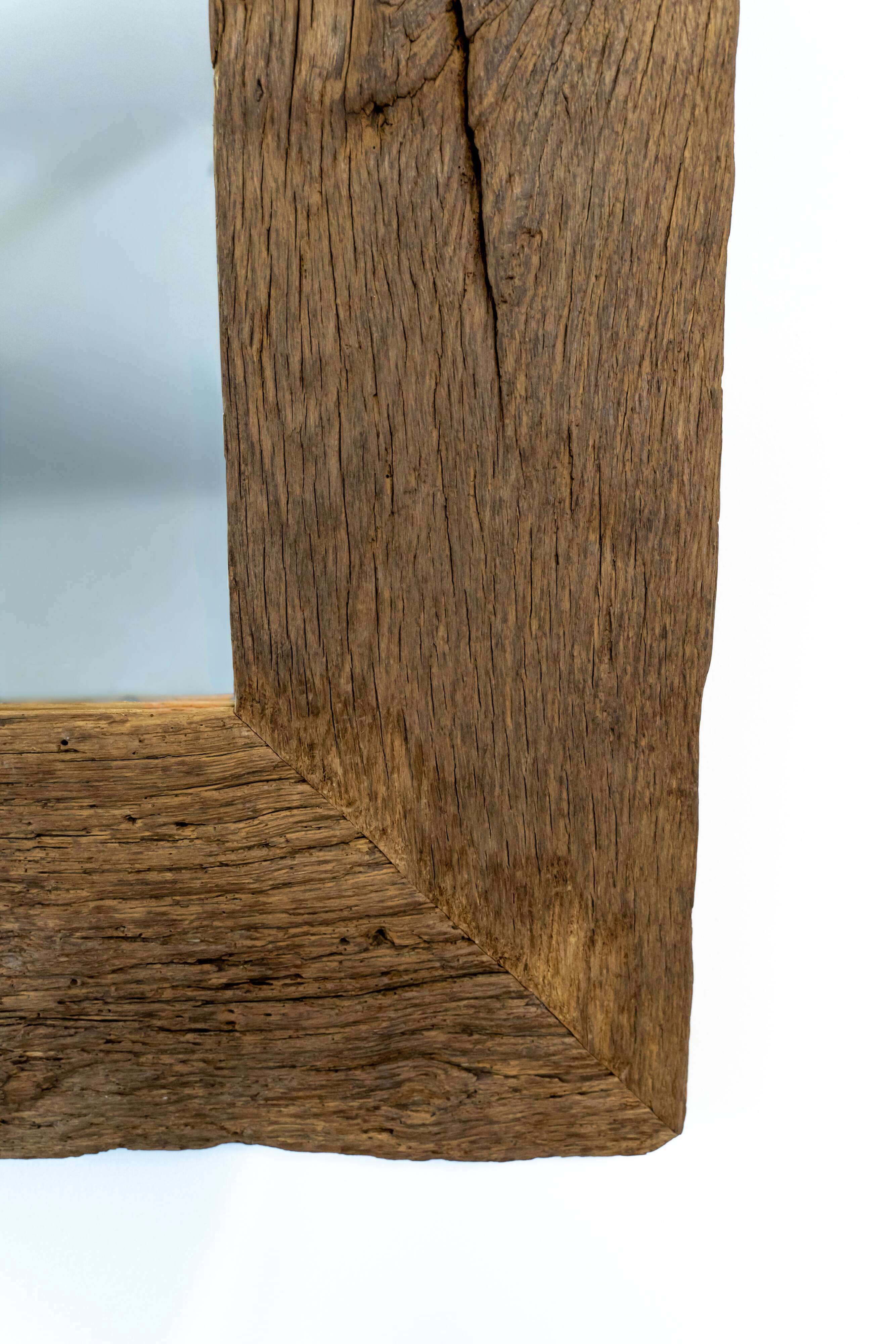 Miroir en chêne massif