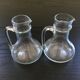 Pair of glass jugs