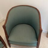 Pair of Art Deco armchairs - refurbished
